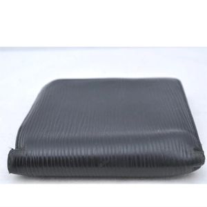 Authentic Louis Vuitton Epi Portefeuille Marco Wallet Black LV